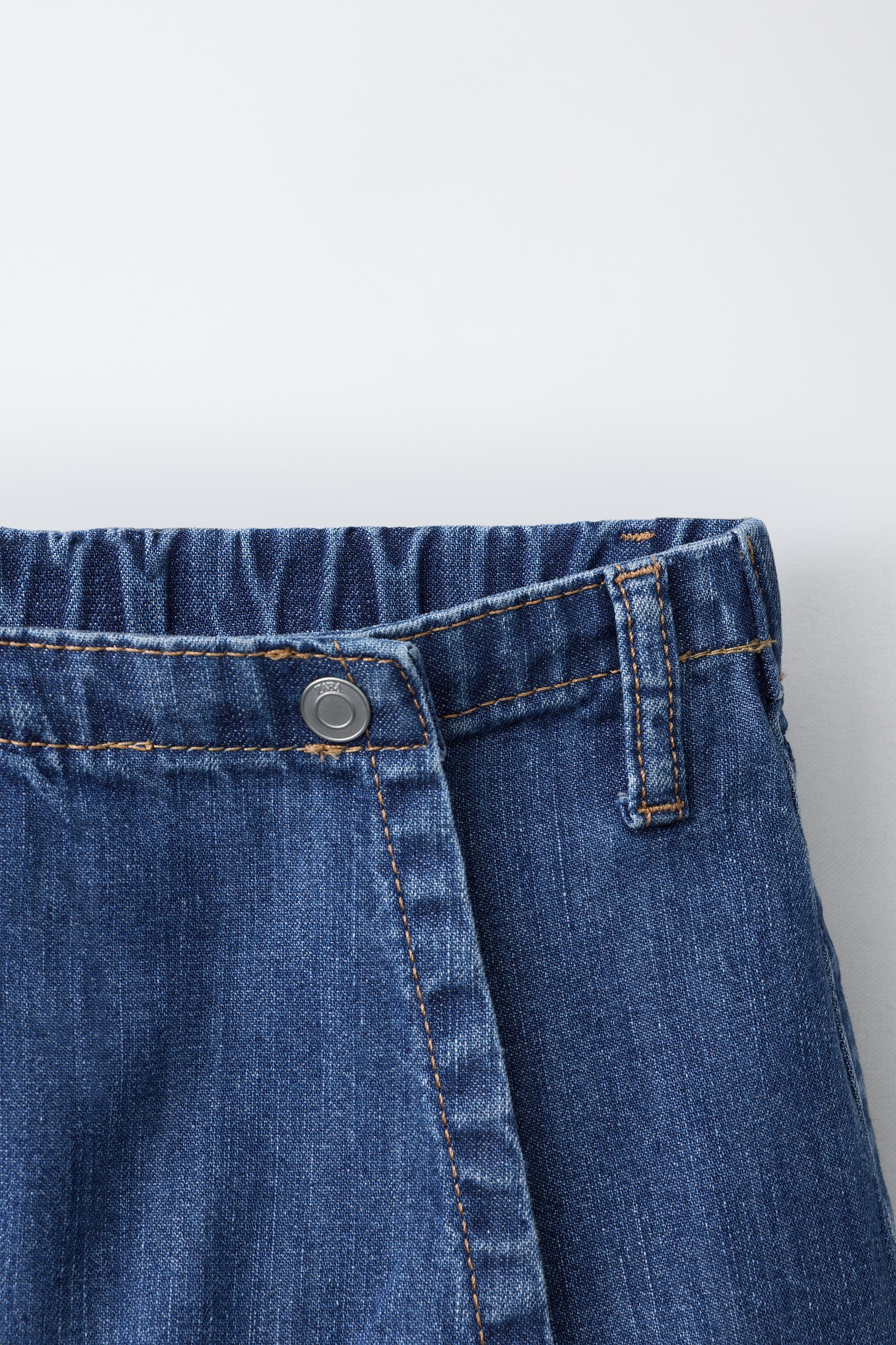 DENIM BERMUDA SKIRT